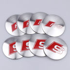 4pcs 56/60/63/65/68mm Wheel Hub Caps Sticker for Audi Sline A1 A2 A3 A4 A4L P 8V 8L RS RS3 RS4 RS5 RS6 S1 S2 S3 S4 S5 S6 S7 S8