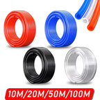 10M/20M/50M/100M Pneumatic Air Hose Plastic Tube 4mm 6mm 8mm 10mm 12mm Pipe Line Air Hose Polyurethane Tubing for Compressor