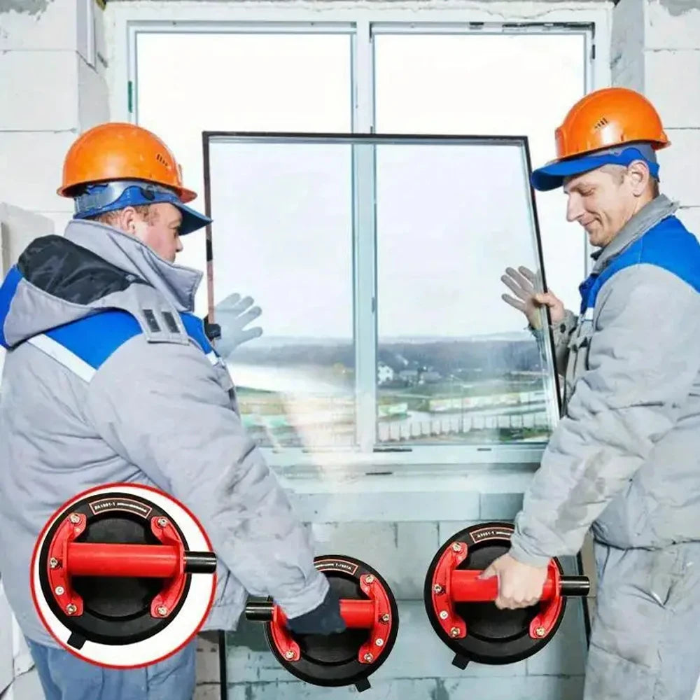 1-2Pcs 8 Inch Vacuum Suction Cup Glass Sucker Loading 200kg Heavy Duty Vacuum Lifter Industry Spreader to Tile Windshield Window CM World
