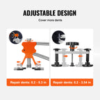 SucceBuy 107PCS Dent Removal Kit Paintless Dent Repair Kit with Lifter Bridge Puller Suction Cup Dent Puller for Auto Body Dents CM World