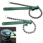 1pc 9/12inch Adjustable Belt Wrench Oil Filter Puller Strap Spanner Multi-purpose Cartridge Lids Chain Disassembly Tool Car Mobile World