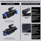 E-ACE Dashcam 4 Channel UHD 4K Car Dvr Built-in GPS WIFI Module Infrared Night Vision Front Left Right Rear Lens Black Box ﻿ Car Mobile World