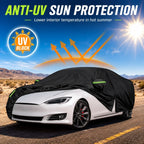 For TANK 500 Outdoor Full Car Cover With Zipper Snow Cover Sunshade Waterproof Dustproof Exterior Protection