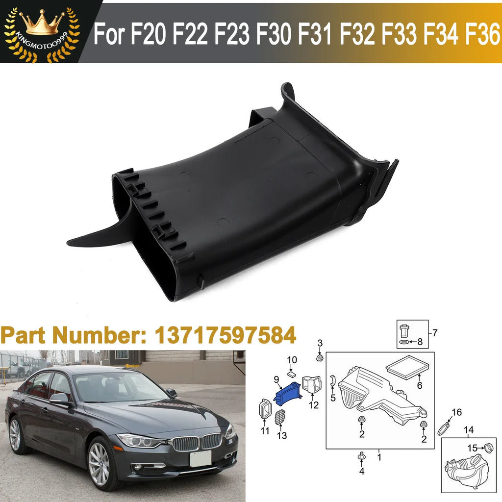 Intake Pipe For 2012-2018 BMW F20 F21 F22 F23 F30 F31 F32 F33 F34 F36 228i 328i 428i Air Intake Inlet Cleaner Duct Tube Hose