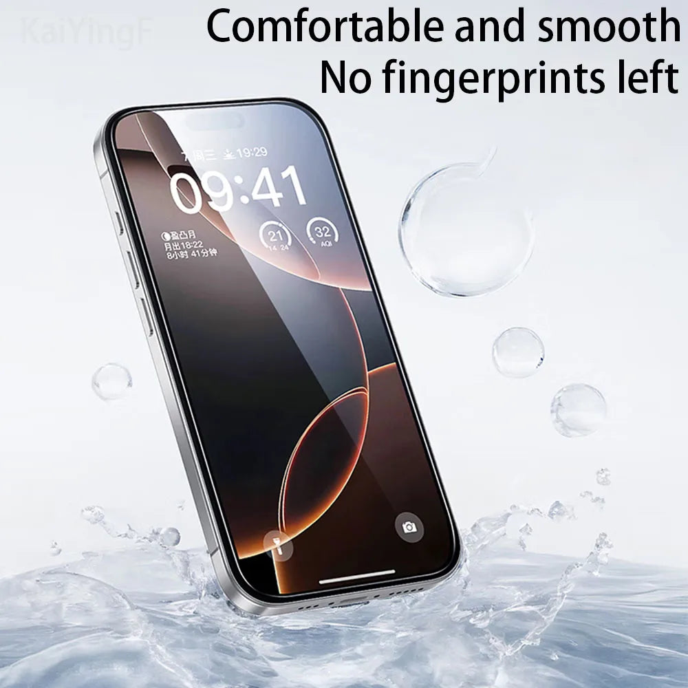 4Pcs Full Cover Tempered Glass For iPhone 17 16 15 14 13 12 11 Pro Max Mini Screen Protector For iPhone 7 8 Plus X XS XR Glass