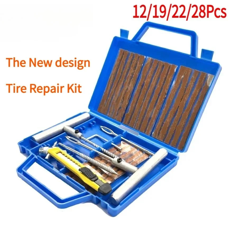 Universal Tubeless Tyre Repair Kit Studding Puncture Plug for Car Motorcycle Bike Auto Accessories