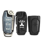 KEYYOU Remote Car Key Shell Case For Ford F150 F250 F350 Explorer Ranger KA Fiesta Mondeo Focus Kuga Escort Fob 2/3/4 Buttons CM World