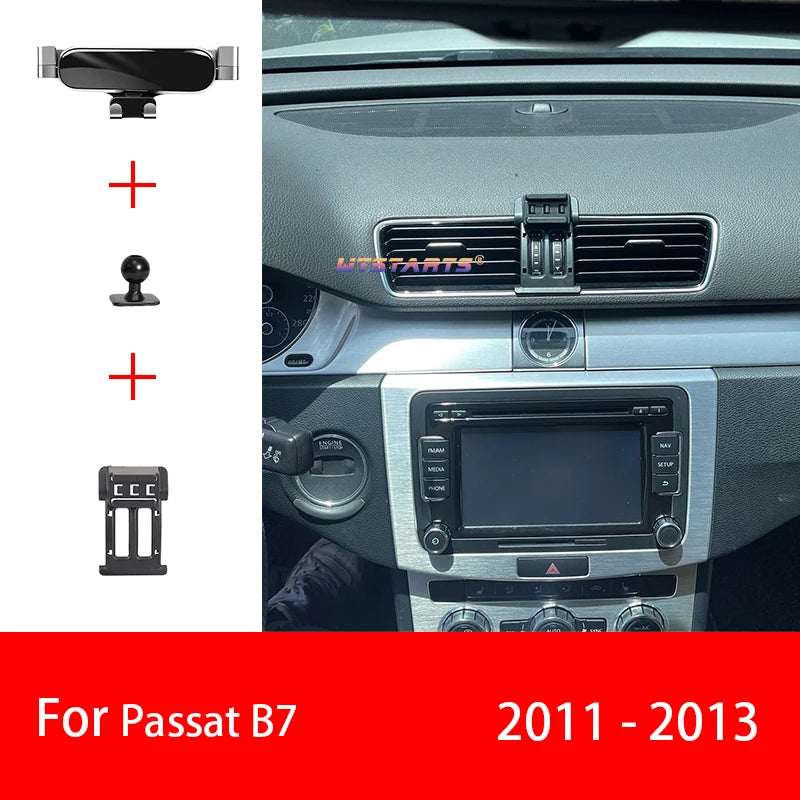 Car Phone Holder Mobile Mount Stand For Volkswagen Passat B7 B8 B9 2011-2023 Adjustable GPS Special Navigation Bracket CM World
