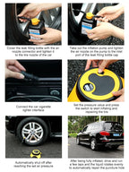 400ml Vacuum Tire Inner Tube Repair Glue Universal Tire Sealant Repair Car Motorcycles Rubber Tire Repair Liquid Accessories CM World