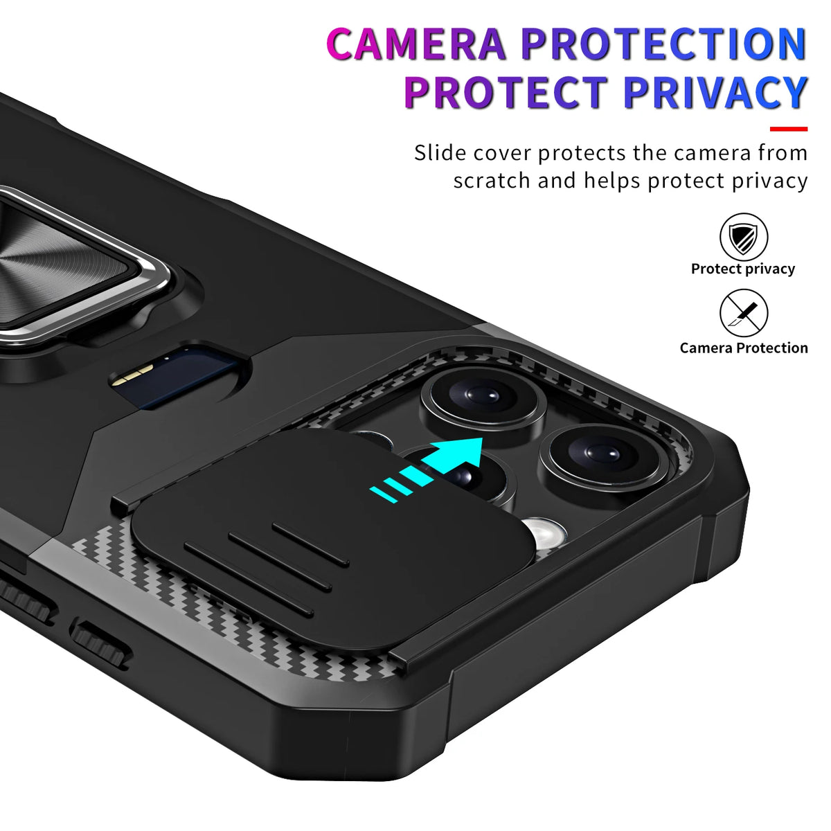 Holder Ring 360° Rotating Card Holder For iPhone 16 14 13 12 11 15 Pro Max Mini 14 15 16 Plus 7 8 XR  Protection Shockproof Case
