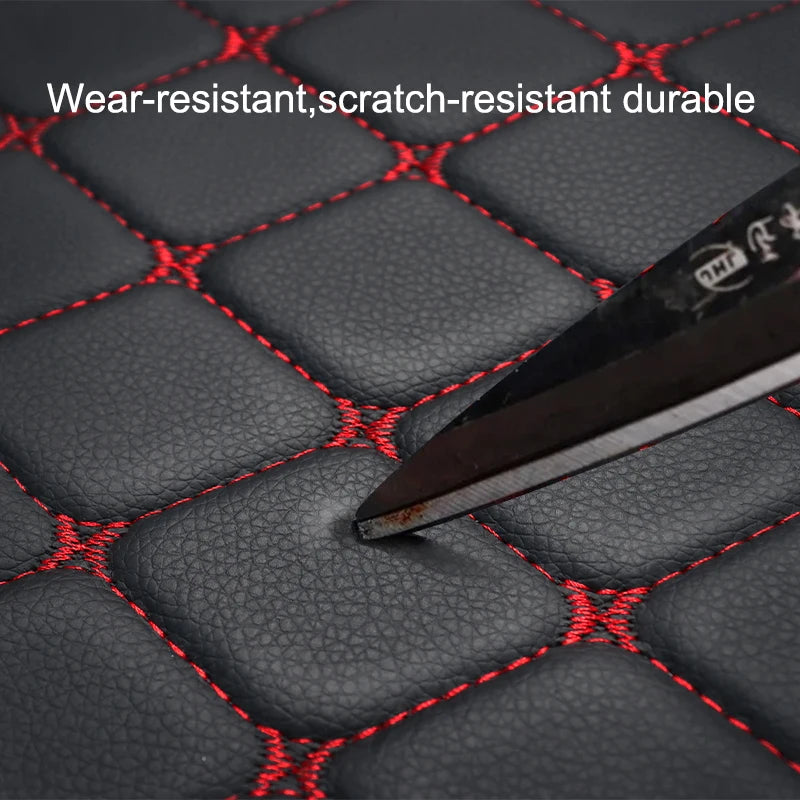 Universal Car Seat Covers Pu Leather Fashion Car Front and rear seat cushions Car Seat Protector Four Seasons Auto Accessories CM World