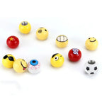 4Pcs Universal Bicycle Motorbike Car Tire Valve Cap Wheel Dust Covers Valve Stem Caps Modified Expression Sphericity Cap Covers CM World