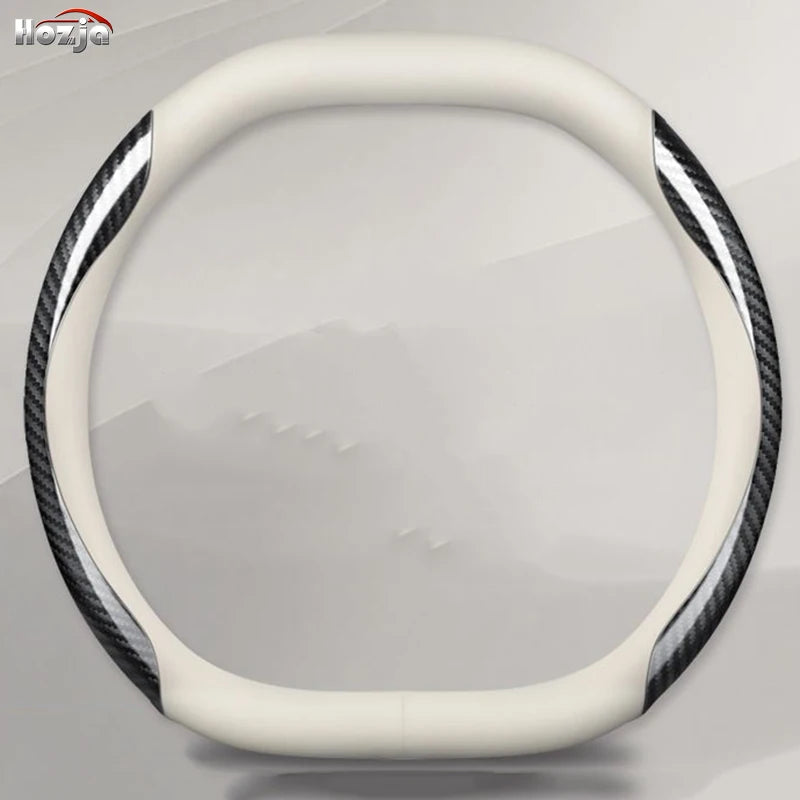 11colors D-shaped Car Steering Wheel Cover for Lincoln Nautilus 2023 2024 2025 2026 Auto Interior Protection Accessories