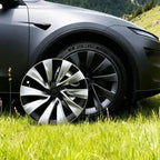 for Tesla New Model Y Juniper 2025 20inch Wheel Hubcap Front Rear Wheel Hup Caps Protect Cover Launch 2026 Exterior Accessories CM World