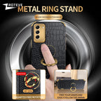 S25 Ultra Case ZROTEVE Crocodile Pattern Leather Cover For Samsung Galaxy S25 Edge S24 S23 FE S22 S21 Plus S24+ S25+ Phone Cases