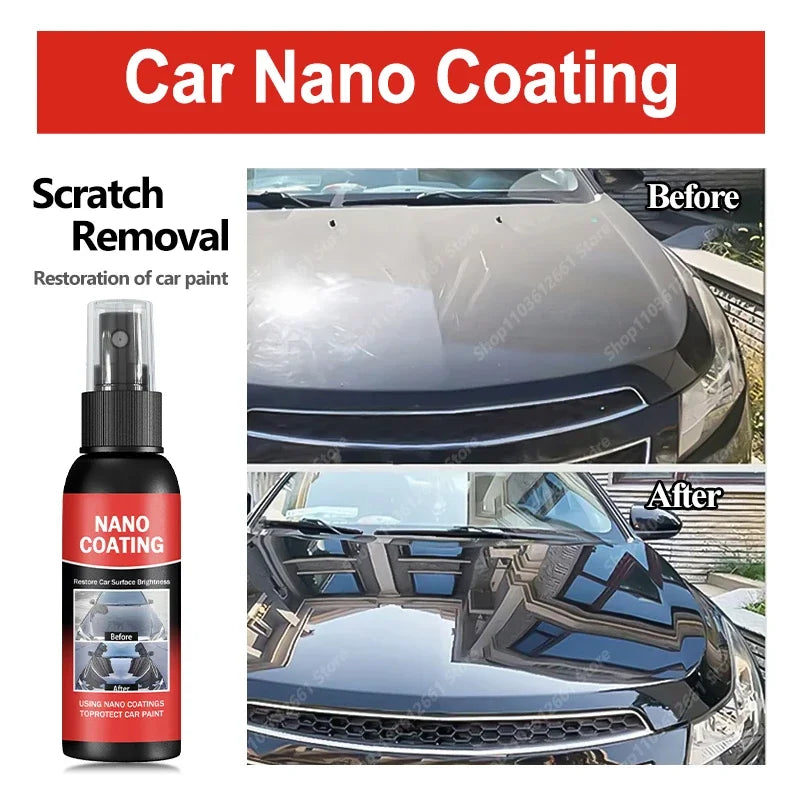 Car Nano Ceramic Coating Kit - Universal Professional Car Beauty, High Gloss Car Paint Repair Protection, Long-Lasting Gloss CM World