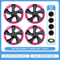 4PCS 19Inch Hub Cap for Tesla Model Y Juniper 2025 Performance Wheel Hubcap Right&Left Wheel Cap Full Rim Cover Car Accessories CM World