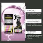 2PCS Car Wheel Cleaner Rust Remover Auto Degreaser Polisher for Alloy Rims Metal Parts Anti-Rust Protection Fast Acting Spray CM World