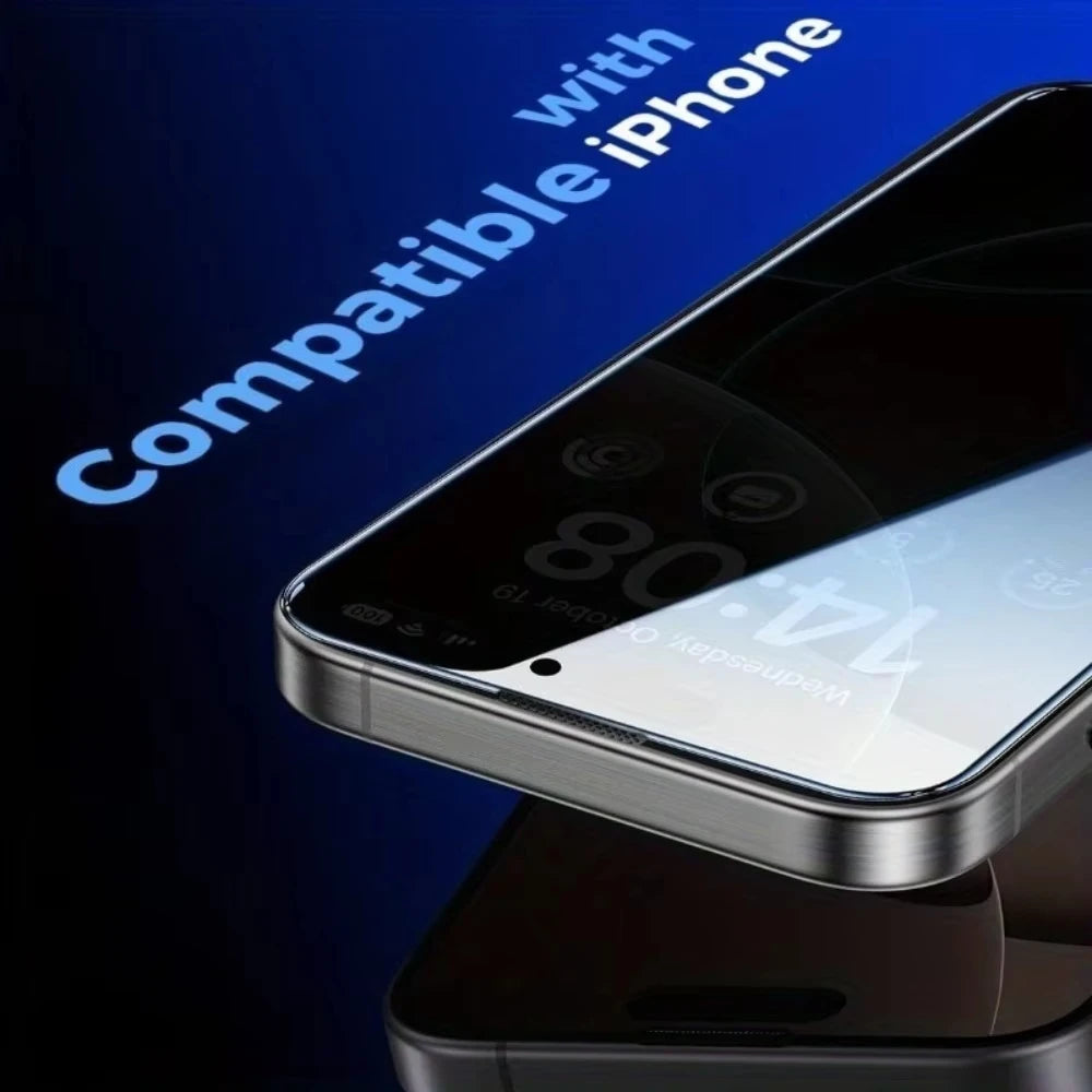 1-4Pcs For iPhone 17 Pro Max Anti-Spy Tempered Glass iPhone 17 17Pro 17Air Privacy Screen Protector explosion-proof Glass Films Car Mobile World