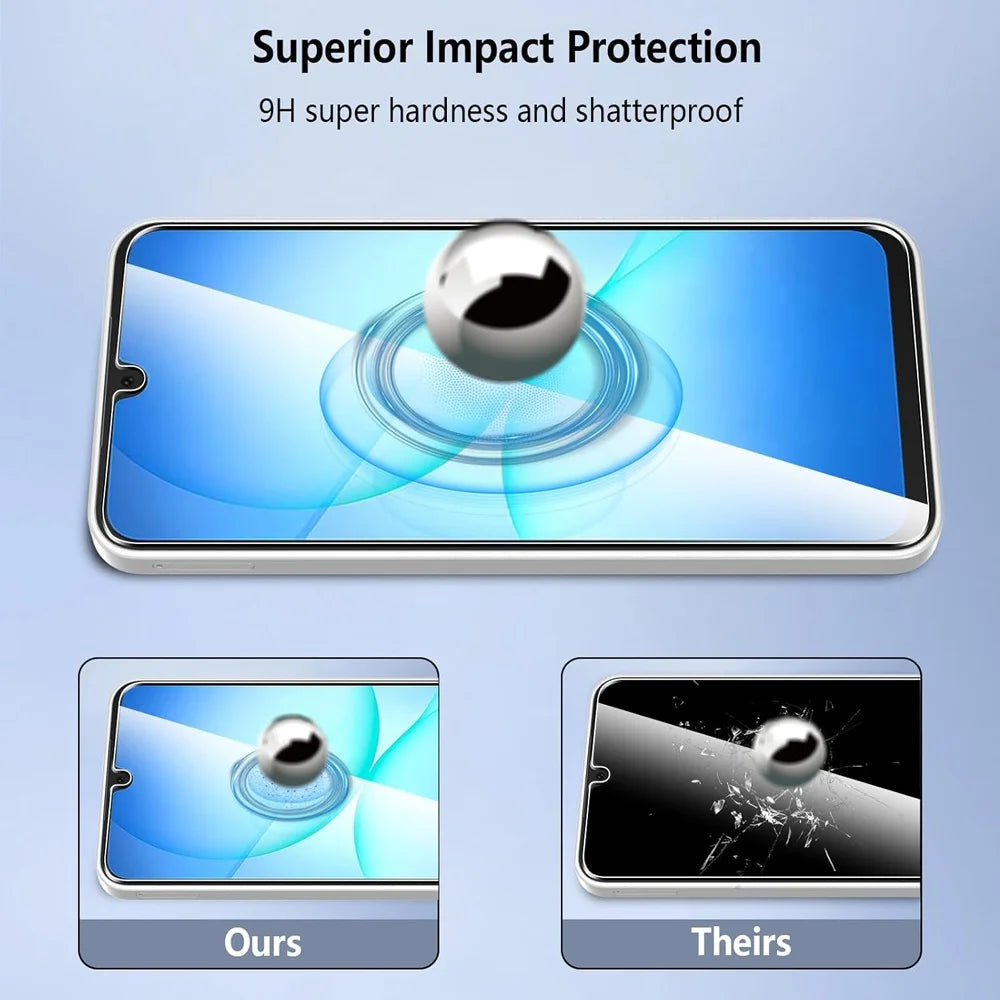 1~5 PCS Screen Protector For Samsung Galaxy A57 A37 A17 A27 A16 A15 A25 A24 A56 A36 A55 A54 A53 A52 A52S A51 Tempered Glass A17 Car Mobile World