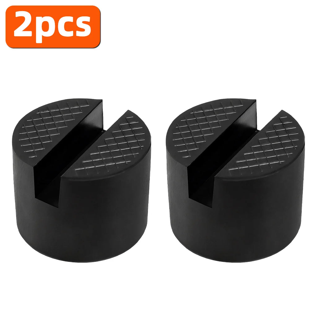 YONGRUN 1/2PCS Jack Rubber Pad Universal Jack Rubber Support Pad Frame Protection Car Disassembly Maintenance Tool Rubber Block CM World