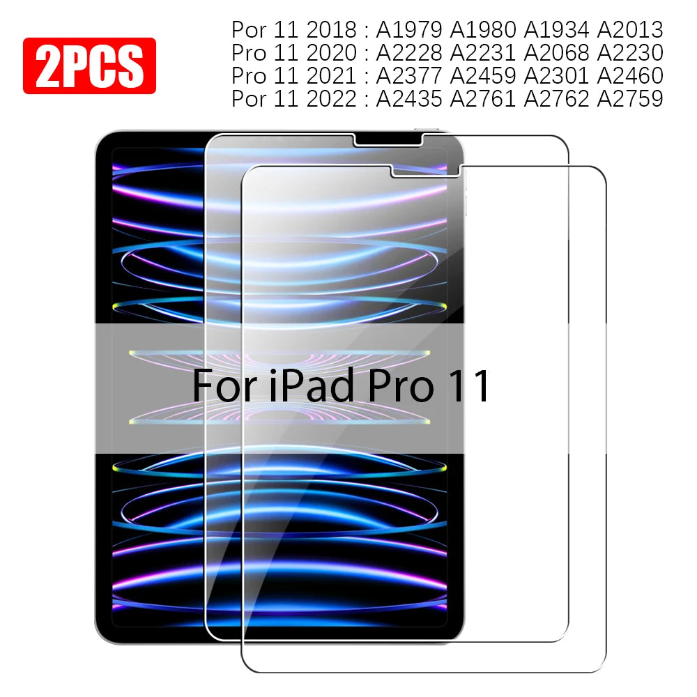 Tempered Glass For Ipad Pro 13 M5 M4 2025 12.9 Air 11 5 4 3 2 M3 M2 Screen Protector A16 10 9 9th 10th Generacion Mini 7 6 Film Car Mobile World