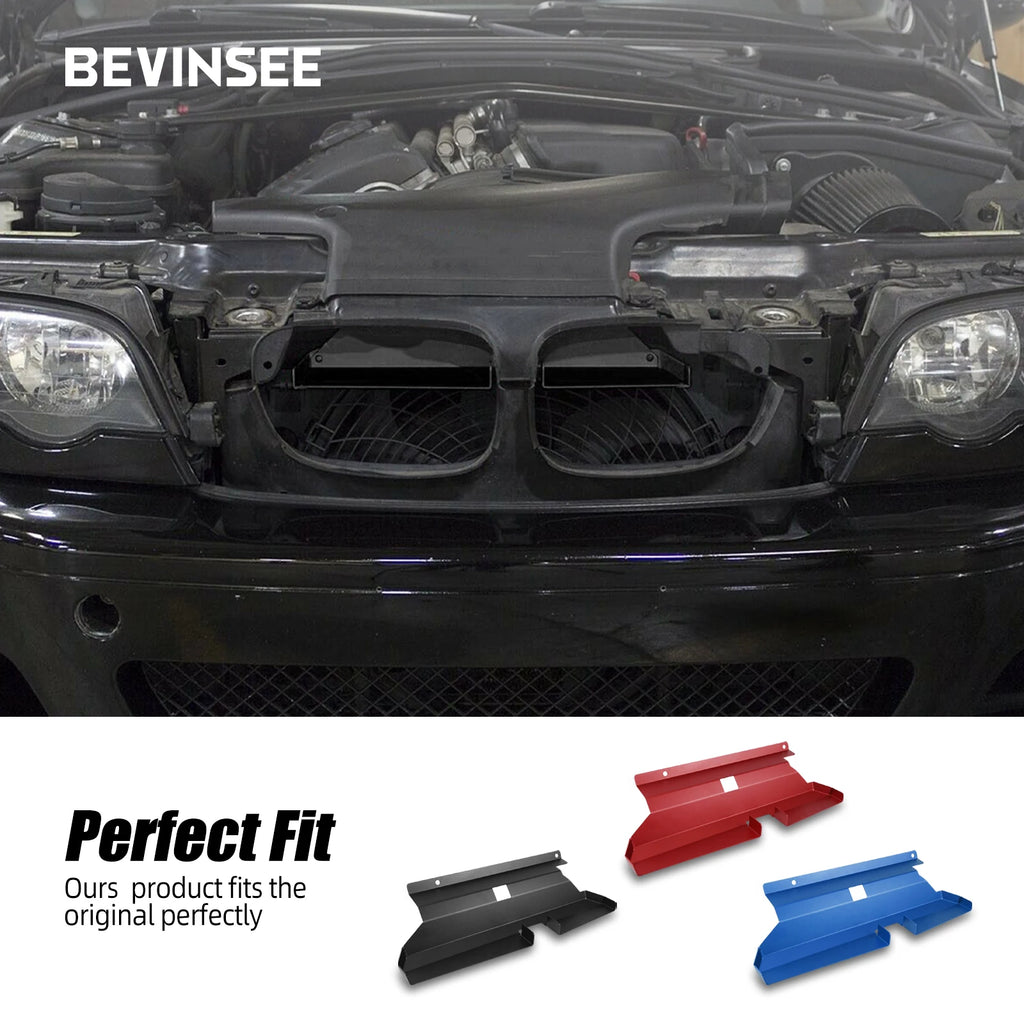 BEVINSEE Air Intake Scoop for BMW E46 320i 320ci 323i 323ci 325i 325ci 325xi 325ti 328i 328ci 330i 330ci 330xi M52TU M54 Engine CM World