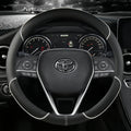 Car Steering Wheel Cover Leather 38cm For Toyota Corolla Fortuner Sequoia Auris Avensis YARIS Vios Celica 86 Rav4 4Runner C-HR