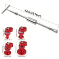 Car Dent Puller Repair Kit-T Bar Dent Tool with 4pcs Heavy-Duty Aluminum Alloy Pull Tabs  for Auto Body Paintless Dent Removal CM World