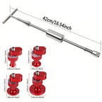 Car Dent Puller Repair Kit-T Bar Dent Tool with 4pcs Heavy-Duty Aluminum Alloy Pull Tabs  for Auto Body Paintless Dent Removal CM World