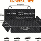 Dog Car Seat Cover, Back Seat Cover for Dogs Pet Car Seat Protector Waterproof Bench Car Seat Cover, Non-Slip Reat Seat Cover