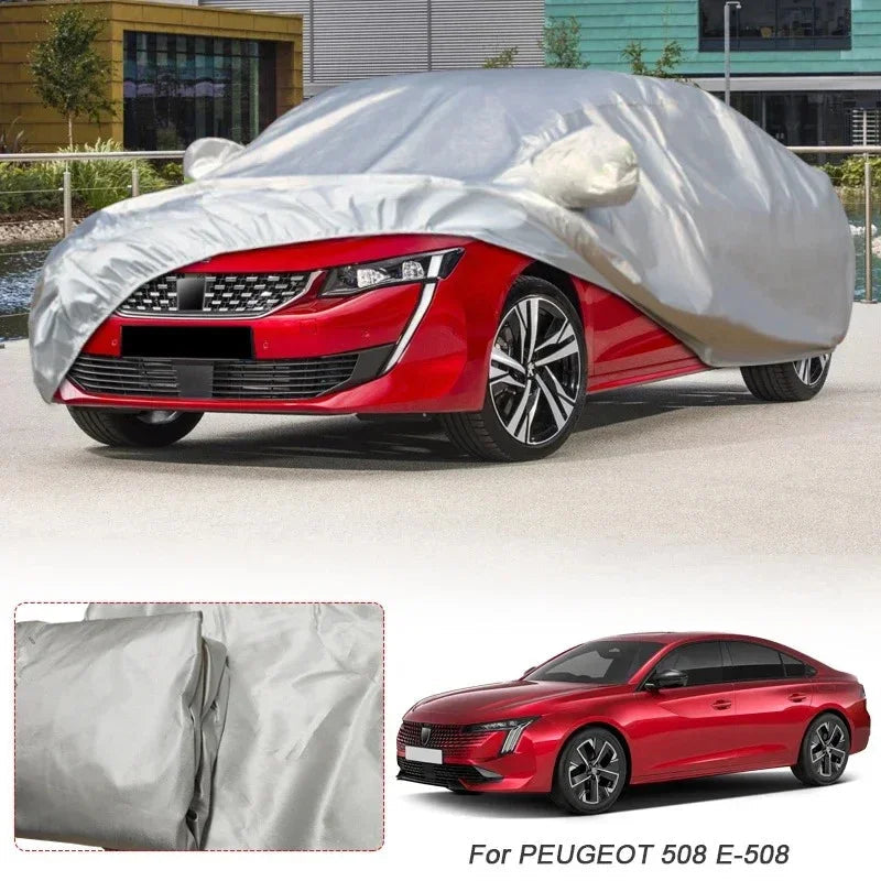 Car Cover For PEUGEOT 208,308,408,508,2008,3008,5008 dustproof, uv resistant, and waterproof car clothing Car Mobile World