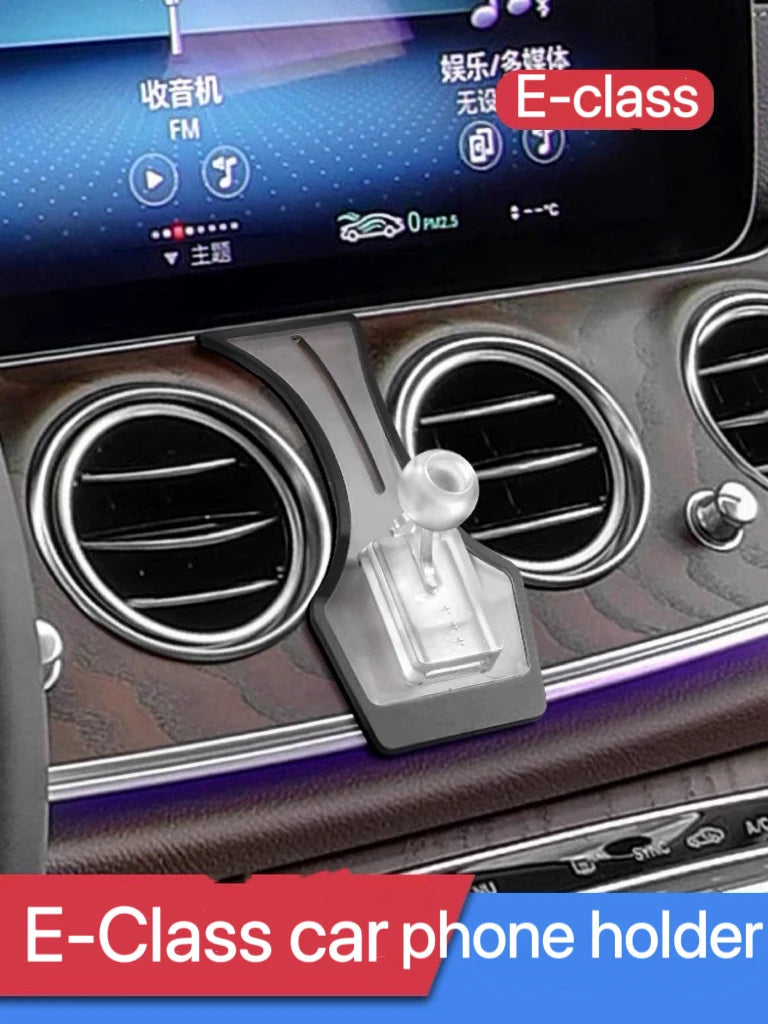 Car Mobile Phone Holder For Mercedes-Benz E Class CLS W213 A238 C238 S213 E250 E300 AMG E53 E63S Car Gravity Stand GPS Bracket CM World