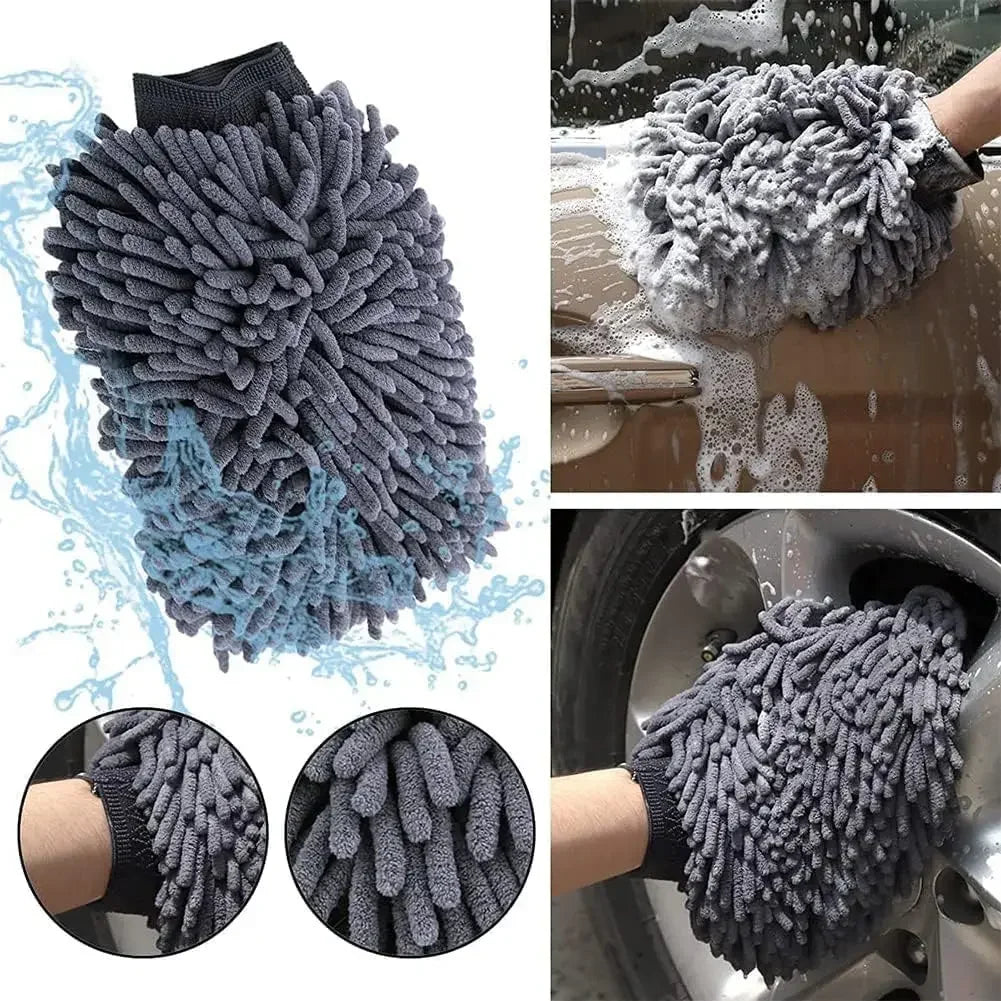 10 Pcs Car Wash Cleaning Kit, Automotive Detail Brushes Rim Cleaner,Car Detailing Brush Kit for Car Interior & Exterior