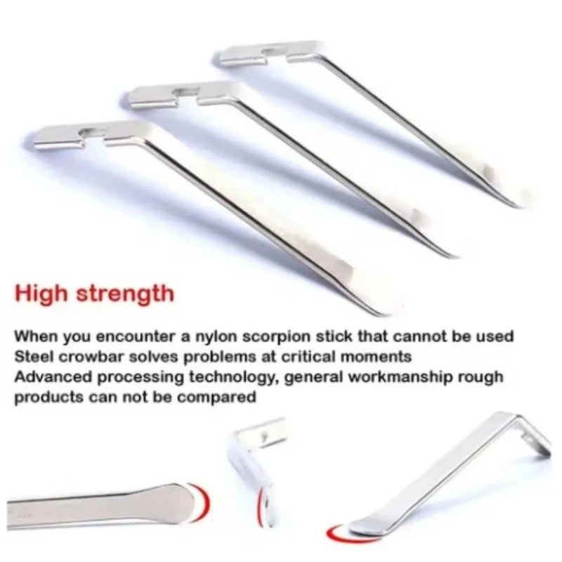 3pcs Bike Tire Levers Tube Remover Tool Metal MTB Road Bike Wheel Repair Tools Bicycle Tire Opener Crow Bar Outdoor Cycling Tool CM World