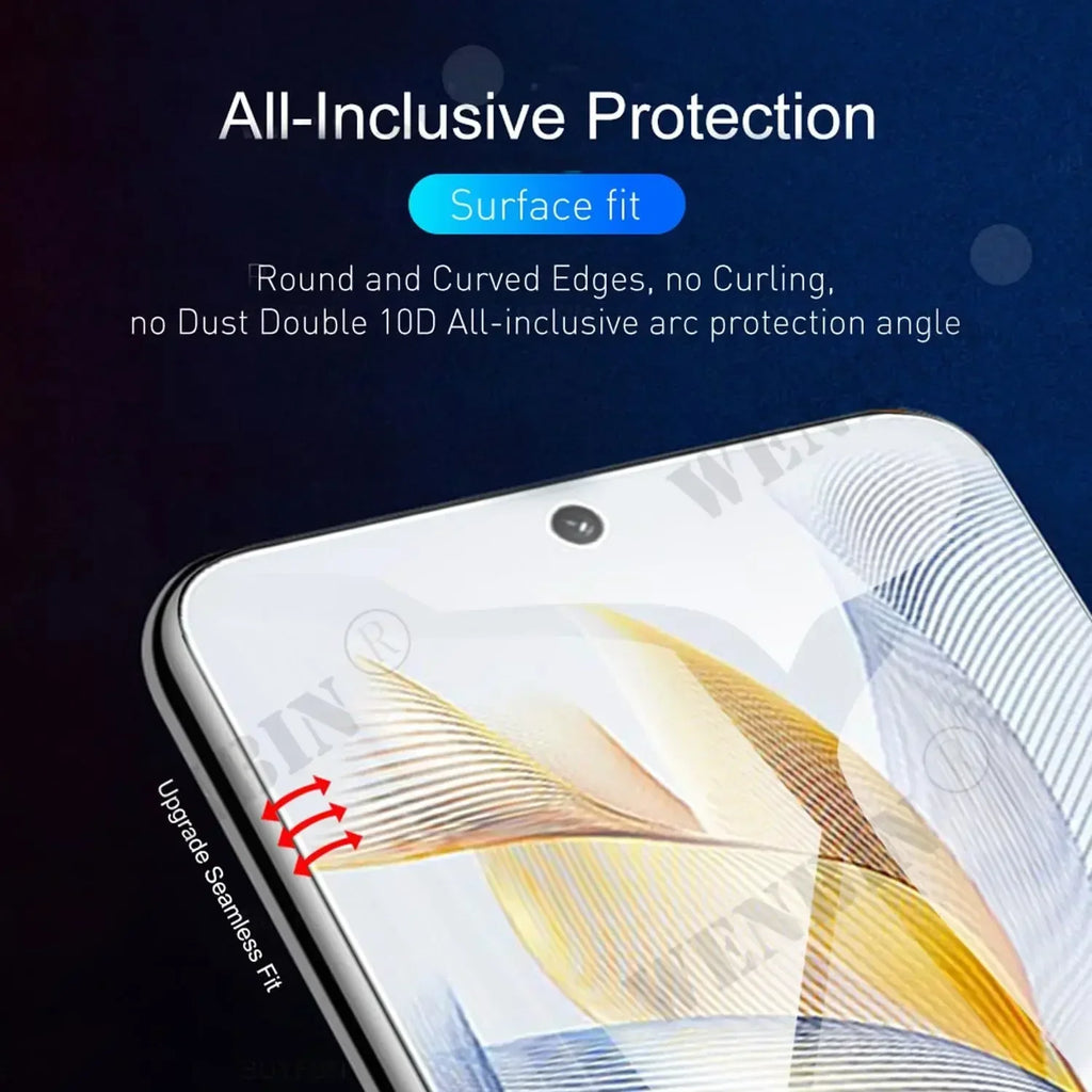 5 Pcs Hydrogel Film For Honor Magic 8 7 6 5 Pro Lite 500 400 300 200 Pro Lite X9A X8A X8B X9 X8 Full Cover Screen Protector Car Mobile World