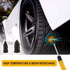 Universal Tubeless Tire Repair Kit - Emergency Puncture Tools w/Rubber T-Plugs for Car/Motorcycle On-Road Vacuum Seal CM World