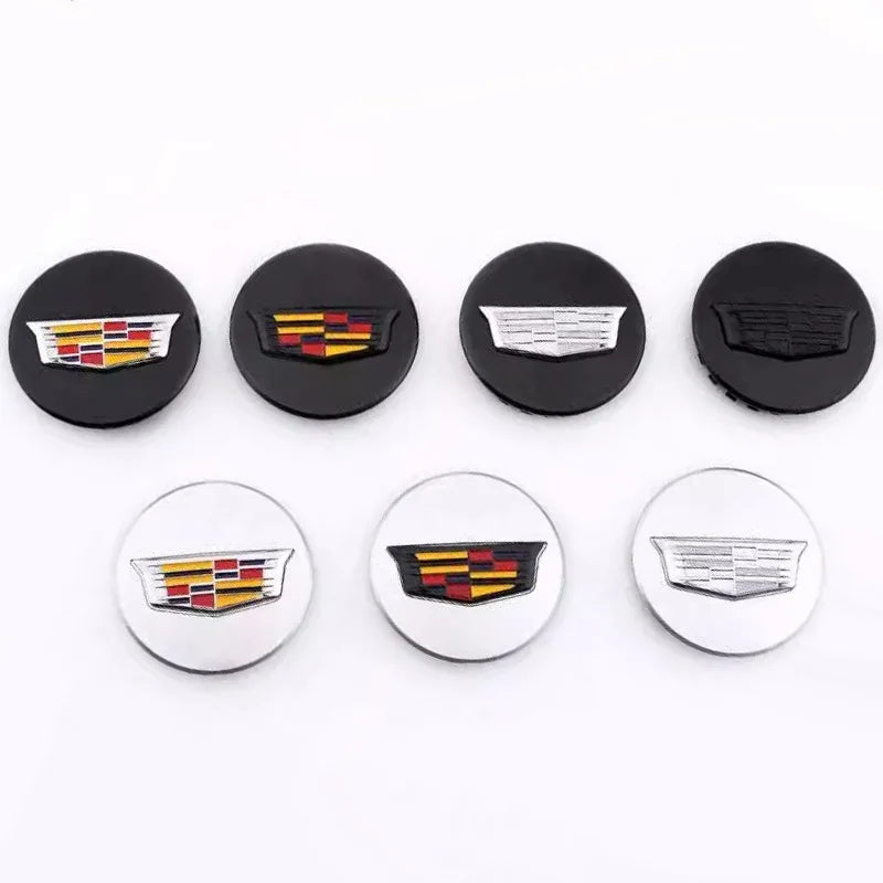 66mm 4pcs Wheel Center Hub Cover Caps Accessories for Cadillac Escalade XT5 XT6 CT5 CT6 XTS CT4 Auto Tire Emblem Car Styling CM World