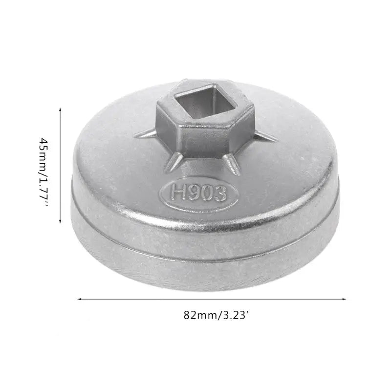 74mm 14 Flute Aluminum Oil Filter Wrench Socket Remover Tool for Benz Auto Car Car Mobile World