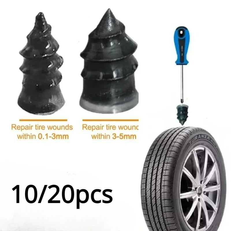 Tire Puncture Repair Nails Rubber Metal Nail for Car Motorcycle Scooter Bike Tyre Repair Tool Auto Tire Accessories