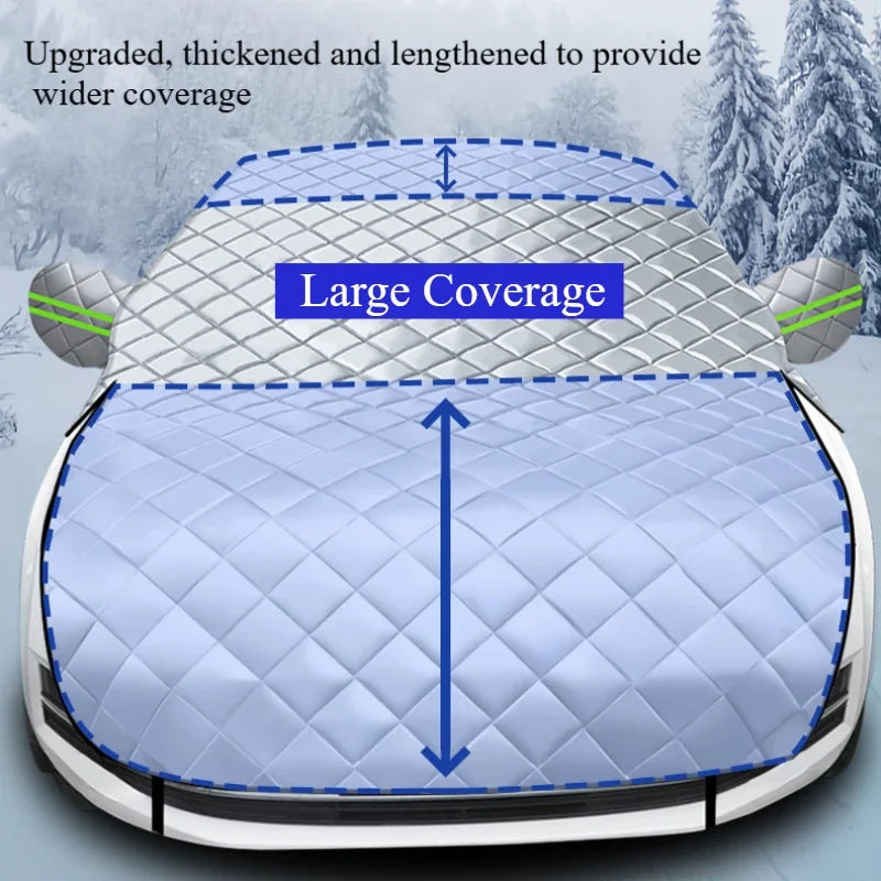5-Layer Car Cover Hail Snow Shade Awning From Protective Dust Waterproof Exterior Protect Anti UV Outdoor Protector Covers Car Mobile World