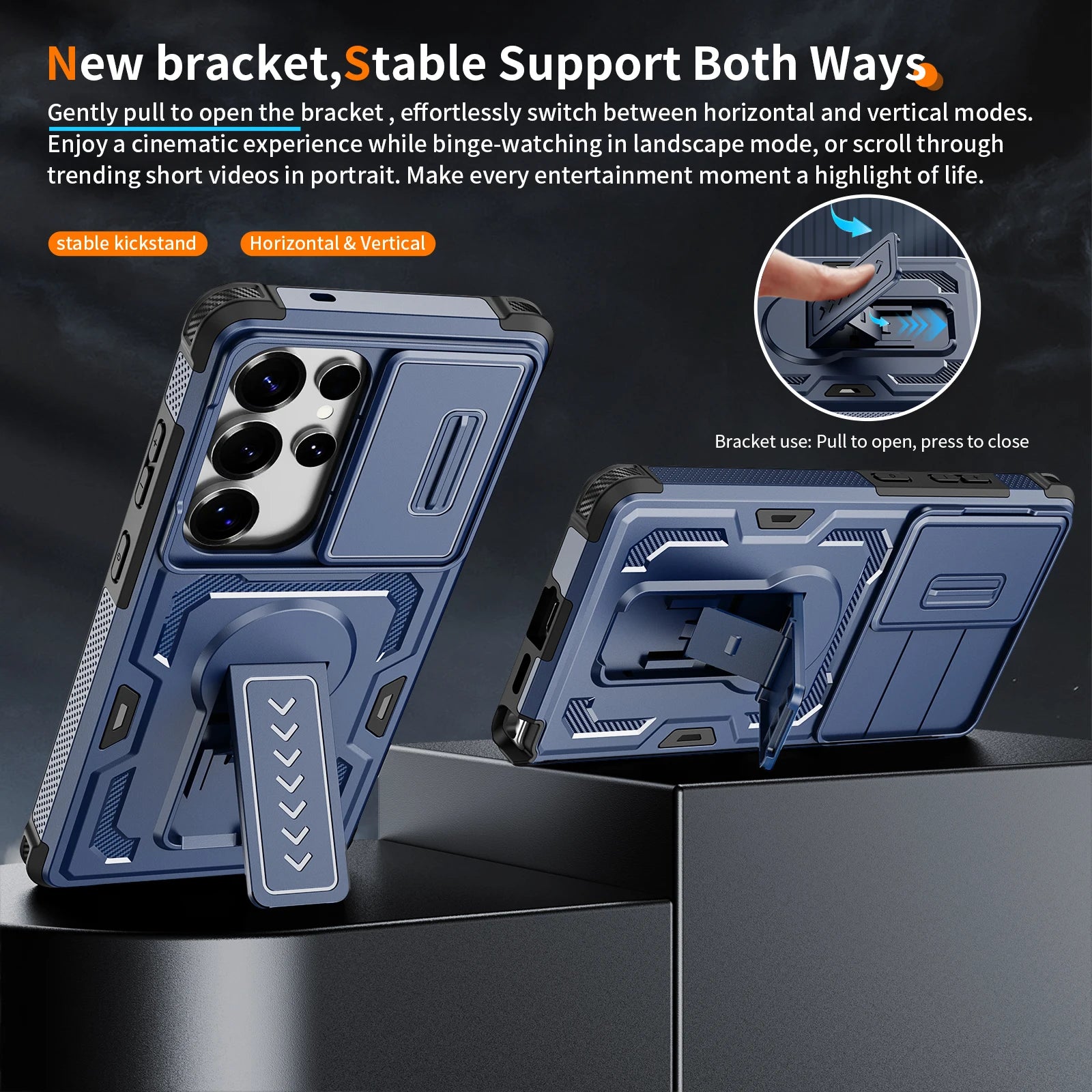 Stand Function Rugged Cover Case for Samsung Galaxy S26 Ultra A57 5G S25 S24 S 26 A16 A56 A36 A17 A37 A26 Cell Phone Cases Car Mobile World