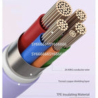 New C‑C Silicone Charging Cable Compatible With Anker Low Temp Fast Charge For Universal Smartphone 15‑17