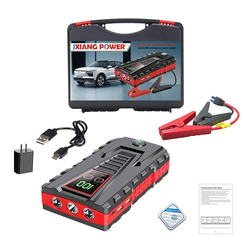 2026  Car Jump Starter Auto Starting Device | 12V for Petrol/Diesel | Power Bank /Smart Protection