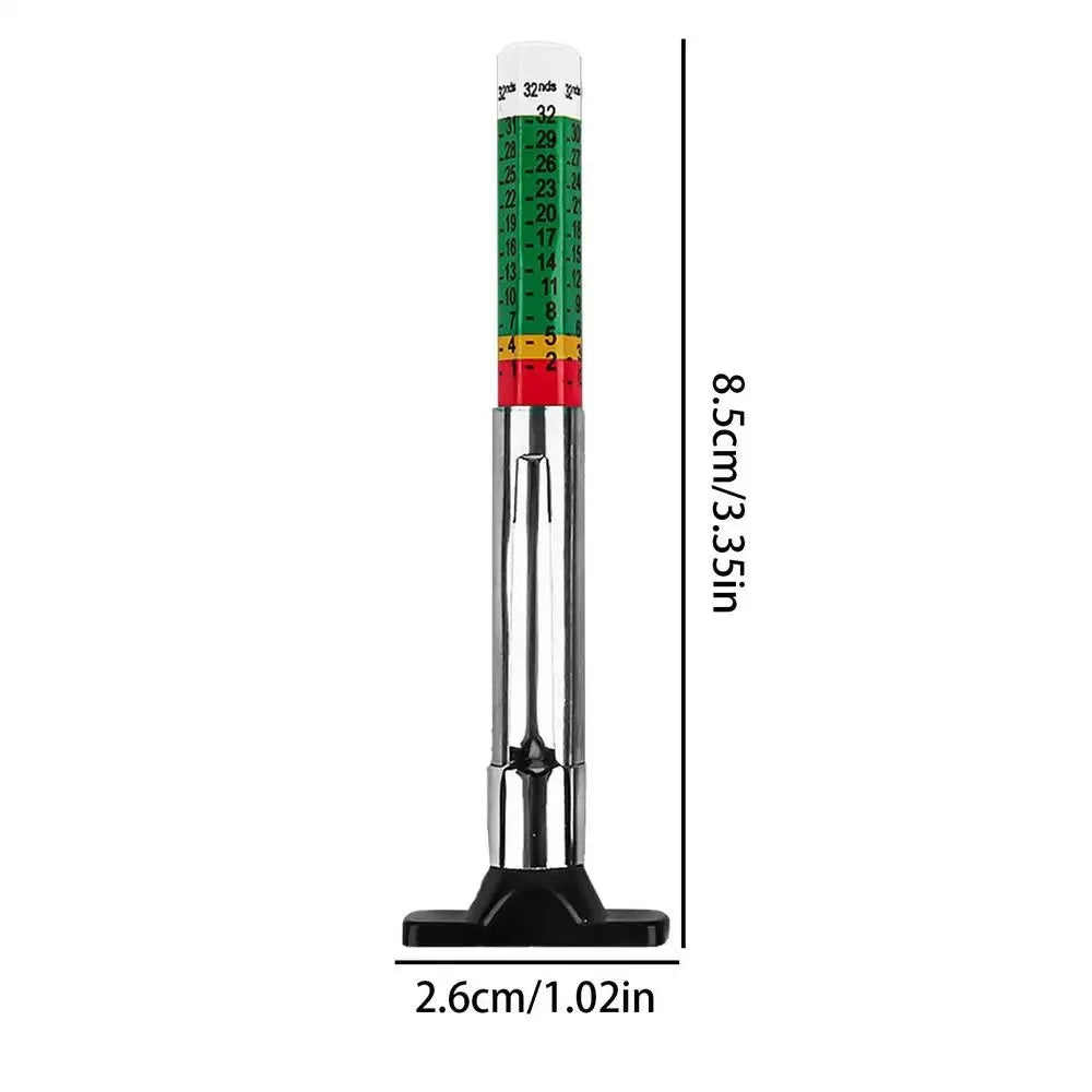 2/5/10Pcs Car Tyre Tire Tread Depth Gauge Meter Auto Tire Wear Detection Measuring Tool 25mm Car Tyre Measuring Pen