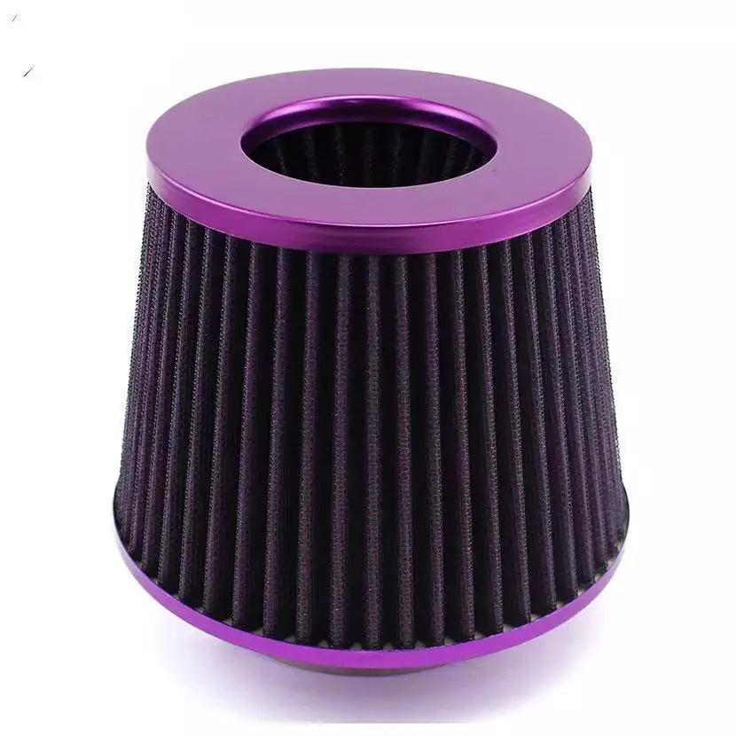 76MM 3 Inch High Flow Cold Air Intake Filter Universal Induction Kit Car Accessories Vehicles Air Filters Sport Power Mesh Cone CM World