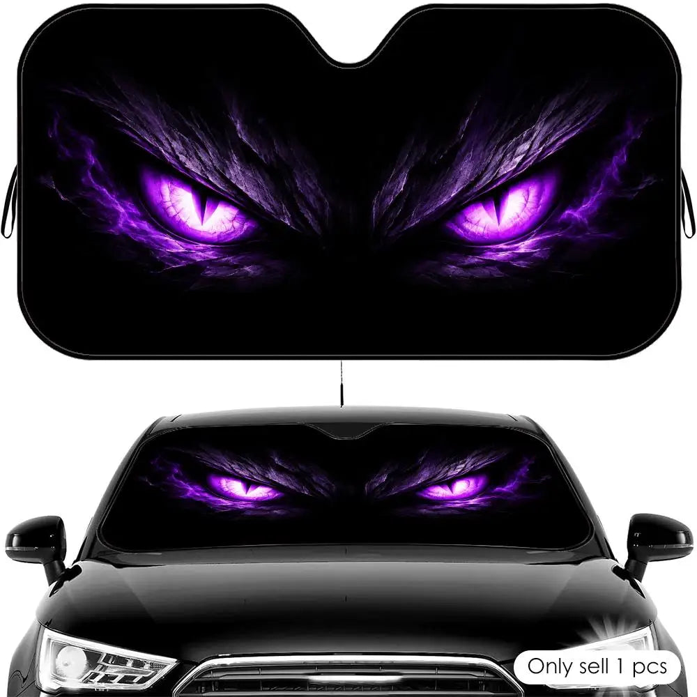 The gaze in the darkness Sun Visor Foldable Universal Car Windshield Sun Shade UV Protection Heat Insulation Foldable Cover