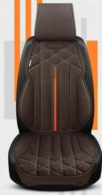 Universal Suede Car Seat Covers - Breathable Car Seat Protector,Seat Covers for Cars Full Set,Internal Spare Parts Seat Cushion CM World
