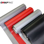 127cm 3D Carbon Fiber Vinyl Wrap Car Exterior Protection Motorcycle Waterproof Vinyl  Auto Styling Film for Cars Accessories Car Mobile World