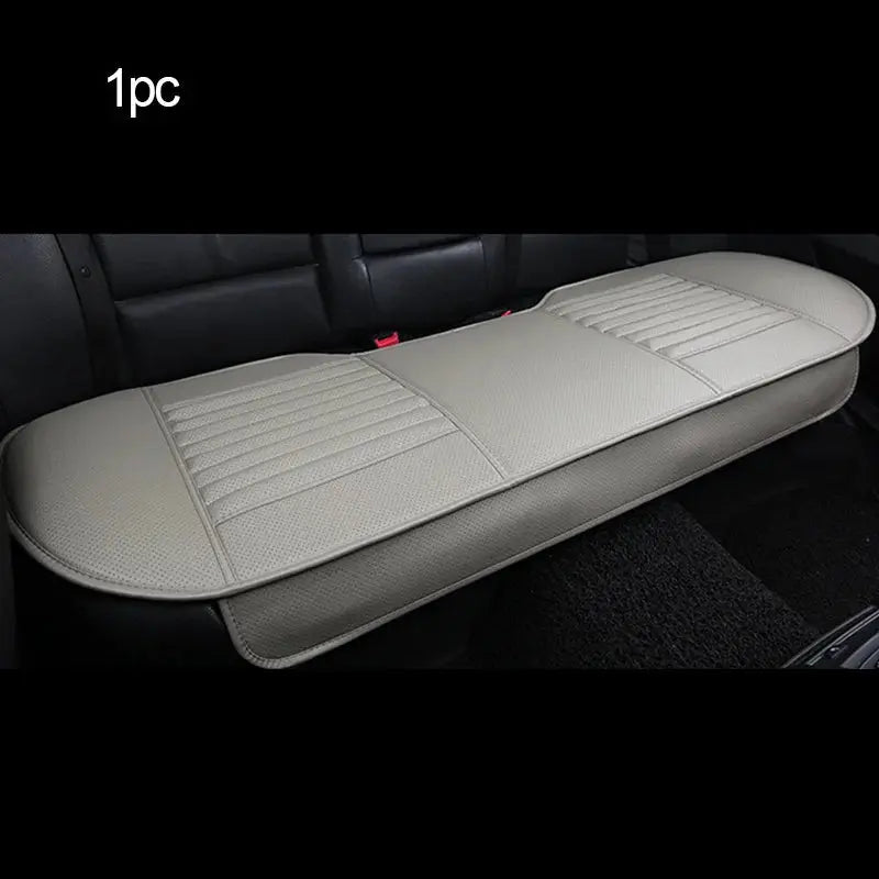 SEAMETAL PU Leather Car Seat Cover Four Seasons Car Seat Protector Pad Mat Automobiles Seat-Cover Cushion for Car Accessories Car Mobile World